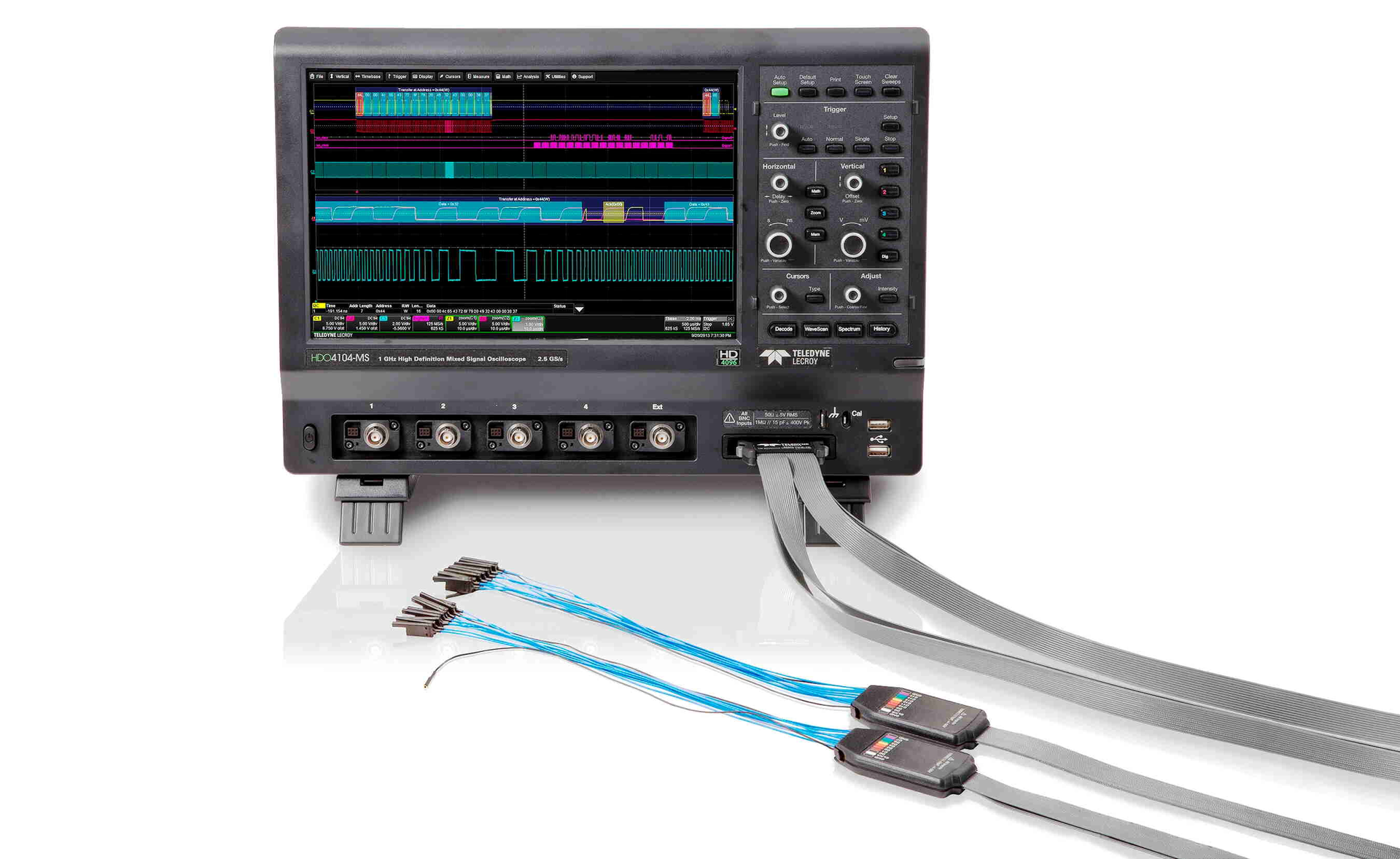 Mixed Signal Option Teledyne LeCroy MS-500 Oscilloscope 18 Channels 50 Mpts/Ch. 2 GS/s 500 MHz 